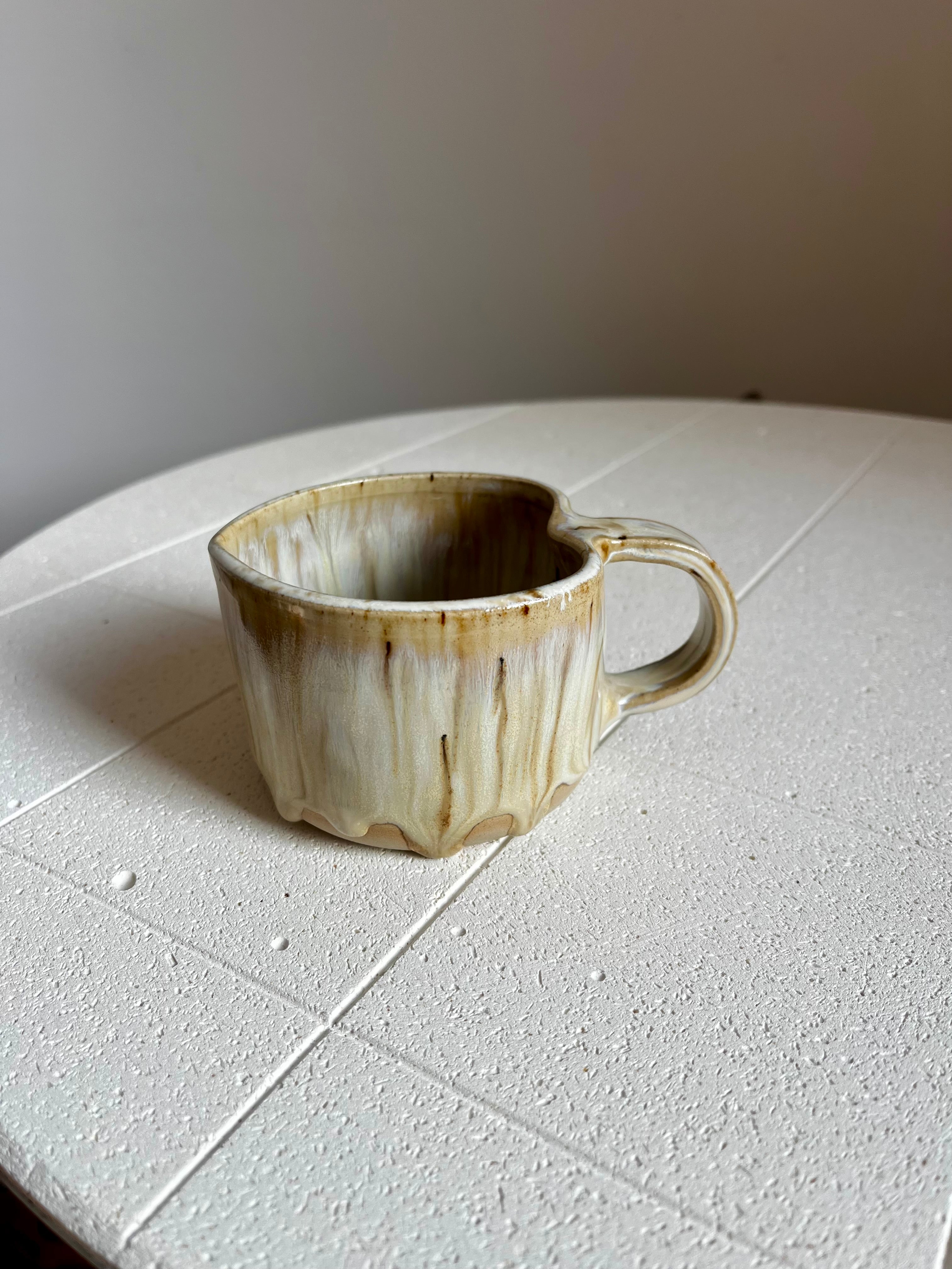 Herz Tasse milky