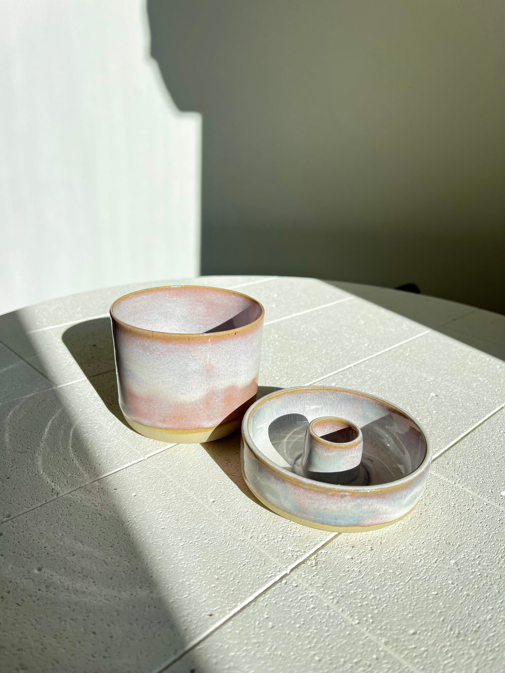 Kerzenständer soft pink